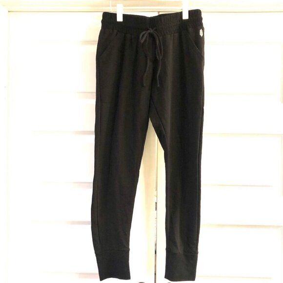 NWT FREE PEOPLE FP Movement Radiant Jogger Drawstring Pockets Cuffed Black S, M - Picture 4 of 10